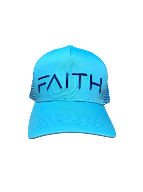 Seafoam Faith Trucker Hat
