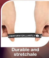 Bible Verse Bracelet (Black)