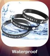 Bible Verse Bracelet (Black)