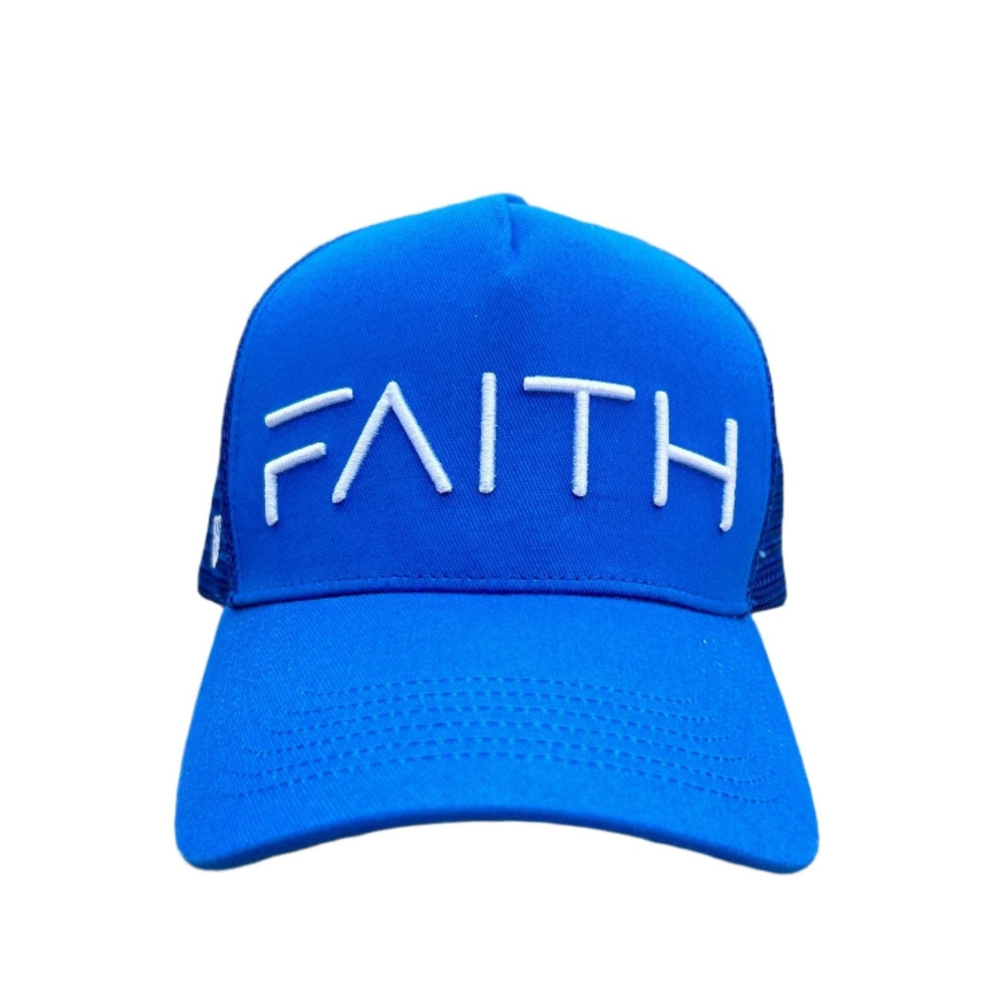 Faith- Blue & White